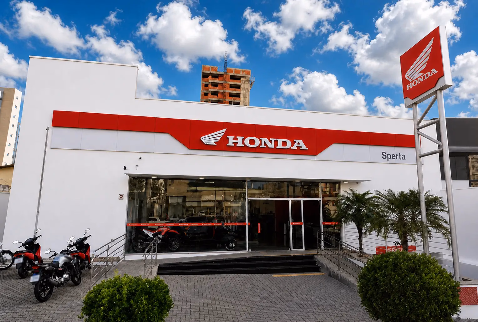 Fachada Sperta Moto Honda Bauru - 9 de 20