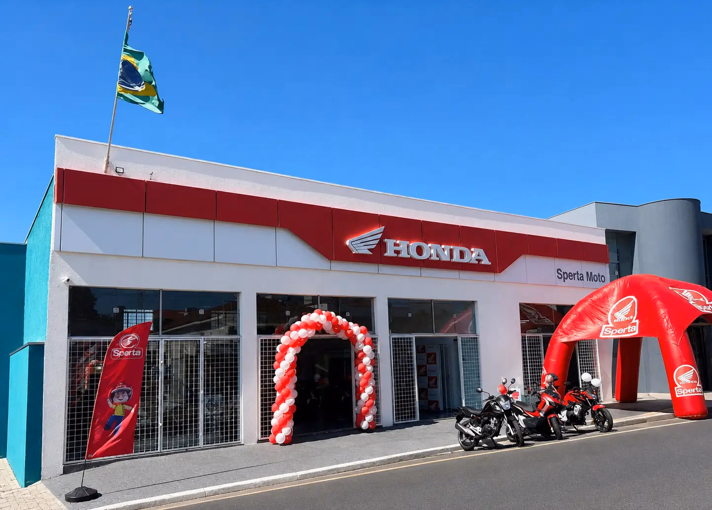 Fachada Sperta Moto Honda Ibitinga - 12 de 20