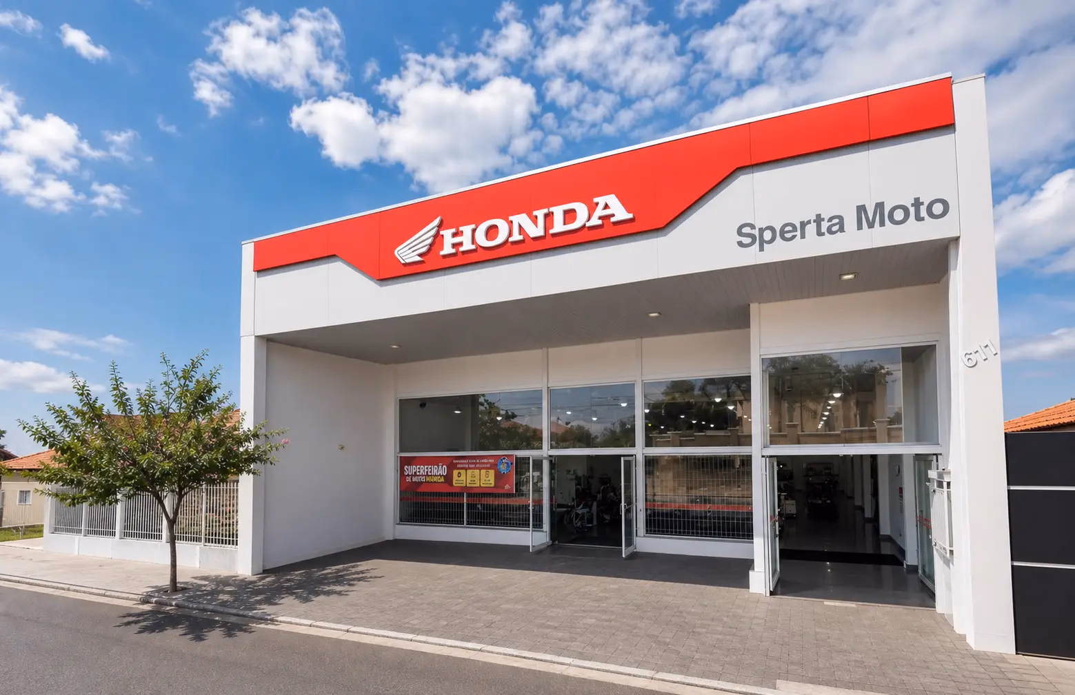 Fachada Sperta Moto Honda Promissão - 10 de 20