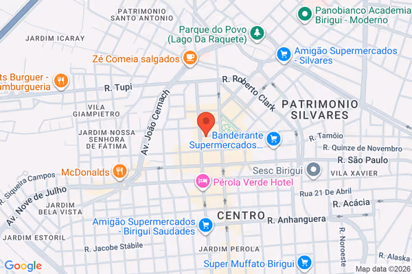 Mapa da localização - Birigui 2