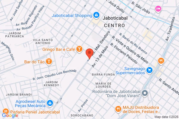 Mapa da localização - Concessionária